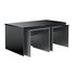 Argos Home Hayward Large Table and Two Small Tables - Black