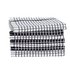 Argos Home Pack of 8 Terry Tea Towels - Black and White