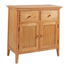 Argos Home Pembridge 2 Door Solid Wood Sideboard -Oak Veneer