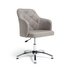 Argos Home Button Back Fabric Office Chair - Grey
