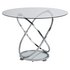 Argos Home Atom Round Glass 4 Seater Dining Table