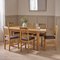 Argos Home Ashwell Oak Veneer Extending Table & 6 Chairs