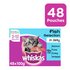 Whiskas Kitten Wet Cat Food Fish in Jelly 48 Pouches