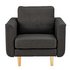 Argos Home Remi Fabric Armchair in a Box - Charcoal