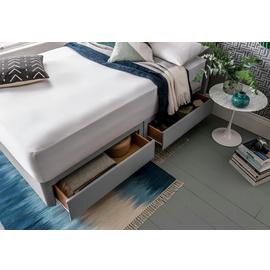 Silentnight Alaro Double 4 Drawer Divan Set - Slate Grey