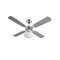Argos Home Ceiling Fan - Grey & Chrome