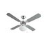 Argos Home Ceiling Fan - Grey & Chrome