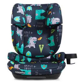 Cosatto Skippa Fix Group 2/3 Dragons Car Seat -Multicoloured