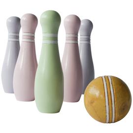Traditional Garden Games Junior Wooden Skittles Set