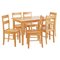 Argos Home Chicago Extendable Table & 6 Chairs - Natural