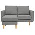 Argos Home Remi 2 Seater Fabric Chaise in a Box - Light Grey