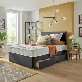 Silentnight Travis Microquilt Divan Bed - Small Double