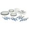 Argos Home Dotty 36 Piece Dinner Set - Blue