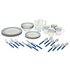 Argos Home Dotty 36 Piece Dinner Set - Blue