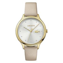 Lacoste Ladies' Constance 2001007 Beige Leather Strap Watch