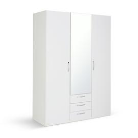 Argos Home New Hallingford 3 Dr 3 Drw Mirror Gloss Wardrobe