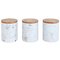 Argos Home Set of 3 Marble Storage Jars