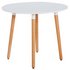 Argos Home Charlie Round 4 Seat Dining Table - White