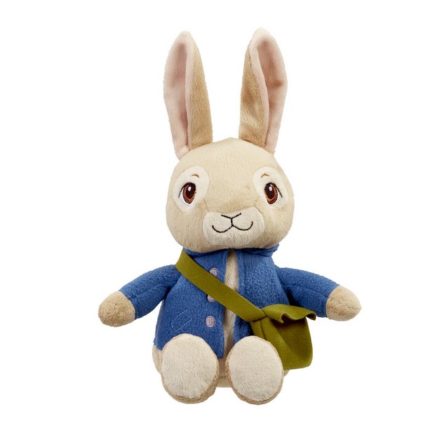 Peter rabbit talking sales plush toy