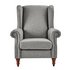 Argos Home Argyll Fabric High Back Chair - Grey