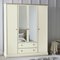Argos Home Kensington 4 Dr 2 Drw Wardrobe - Oak Eff & Ivory