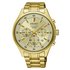 Seiko Men's Gold Plated Stainless Steel Chronograph Watch