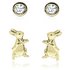 Beatrix Potter 9ct Gold Plated Stud Earring Set of 2