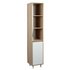 Argos Home Caleb 1 Door Tall Cabinet - Two Tone