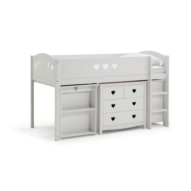 Mid sleeper on sale argos white