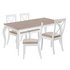Collection Southwold Oak Veneer Table & 4 Chairs - Two Tone