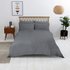 Sainsbury's Home Washed Cotton Grey Bedding Set - Kingsize