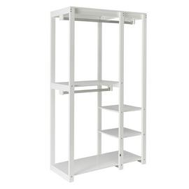Argos Home Open Decorative Wardrobe Unit - White