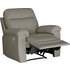 Argos Home Paolo Leather Mix Manual Recliner ChairGrey