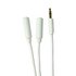 Headphones Splitter - White