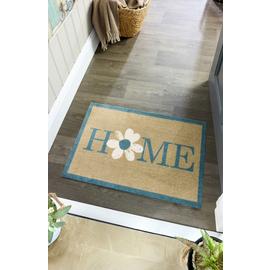 My Mat Flower Home Green Doormat - 50x75cm