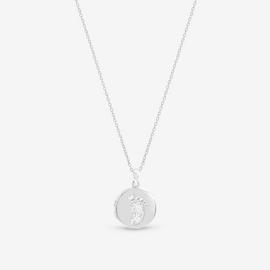 Inicio Silver Plated New Baby Locket Necklace In Gift Pouch