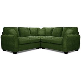 Argos Home Taylor Fabric Corner Sofa - Green