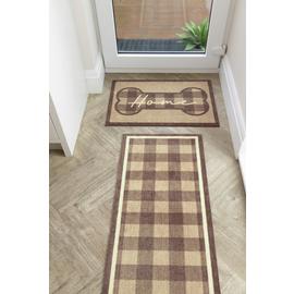 Howler & Scratch Check Home Short Pile Runner - 50x150cm