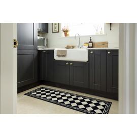 My Mat Manor Tile Short Pile Runner - 50x150cm