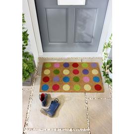 My Mat Printed Coir Spots Doormat - 45x75cm
