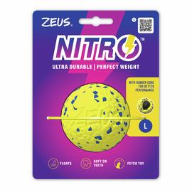 Zeus NITRO 7.6cm Weighted Dog Ball - Large