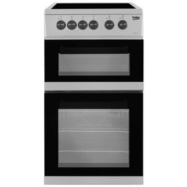 Beko KDC5422AS 50cm Twin Cavity Electric Cooker