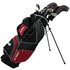 Ben Sayers Mens' M8 Golf Set with Stand Bag - Red
