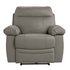Argos Home Paolo Leather Mix Power Recliner ChairGrey