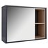Argos Home 1 Door Mirrored Wall Cabinet - Grey