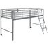 HOME Lucas Mid Sleeper Bed Frame - Grey