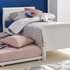 Nevis Single Bed Frame with Trundle BedWhite