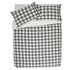 Argos Home Grey Brushed Check Bedding Set - Double