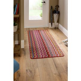 My Mat Candy Multi Bright Zig Zag Runner - 67x150cm