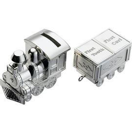 Silver Plated Train Money Box